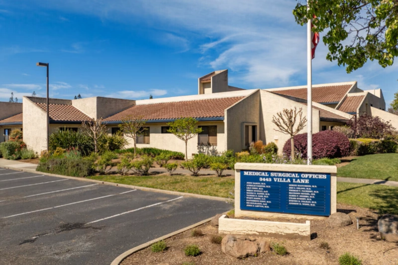 Exterior of medical offices on Villa Lane