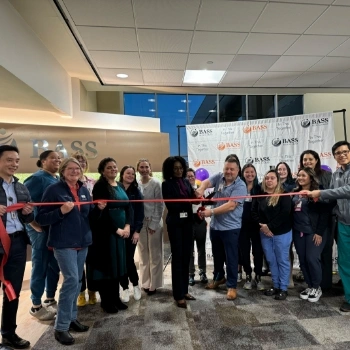 Ribbon cutting ceremony at the Gregory Rhodes MD Cancer Center in Walnut Creek, CA.