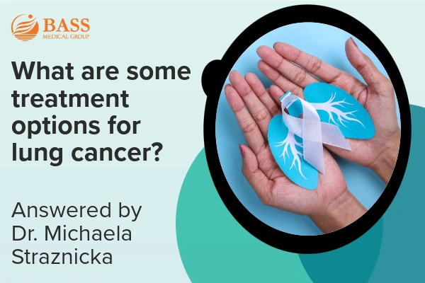 Video thumbnail featuring a white ribbon for lung cancer awareness