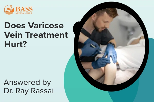 Video thumbnail of doctor performing varicose vein treatment
