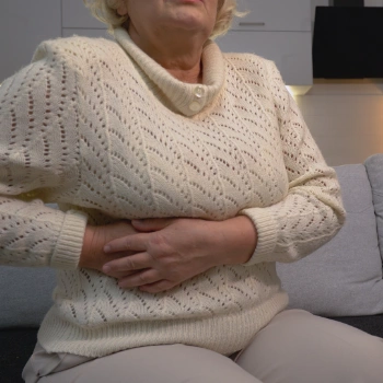 Woman with chest pain consistent with gallbladder disease