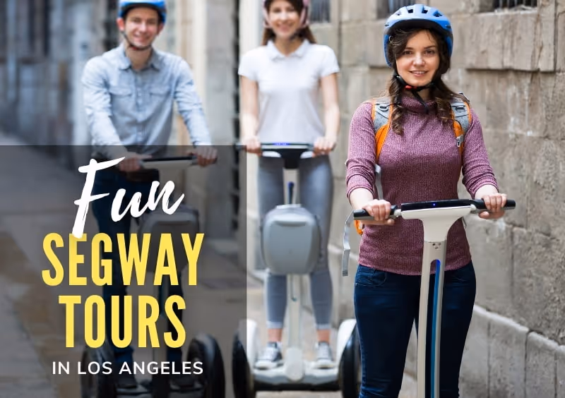 People touring in Segways - Fun Segway Tours in Los Angeles