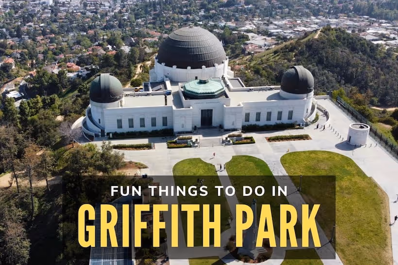 Fun Things to Do in Griffith Park - Aerial View of the Griffith Observatory