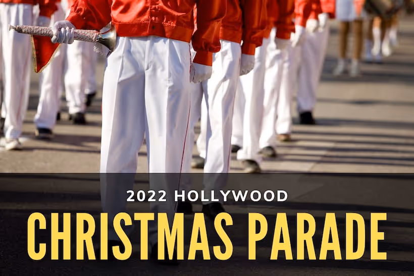 2022 Hollywood Christmas Parade - Soldiers marching