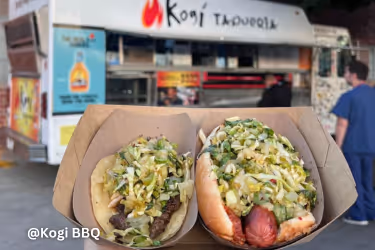 Kogi Taco and hot dog
