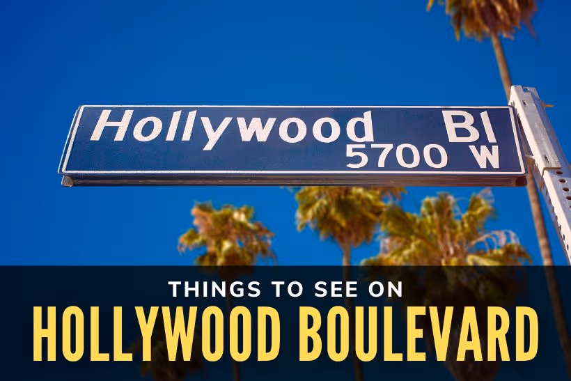 Things to See on Hollywood Blvd
