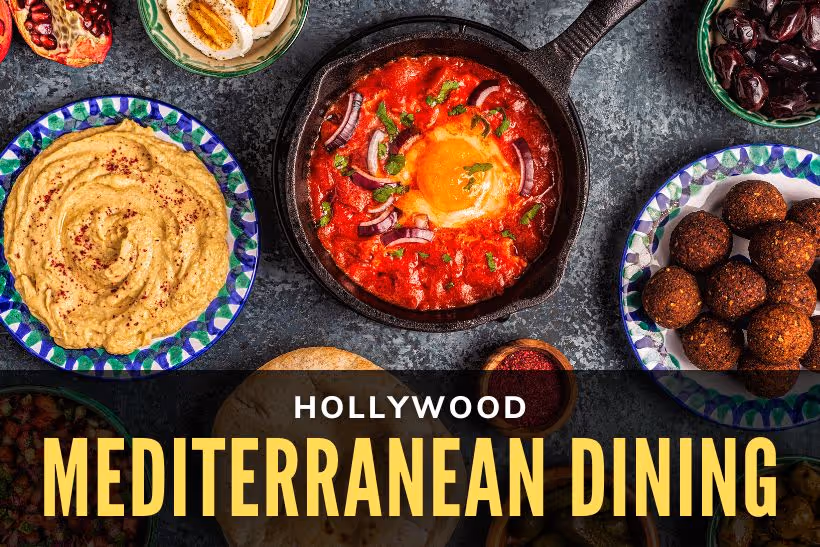 Hollywood Mediterranean Dining - Falafel, Hummus and Shakshuka