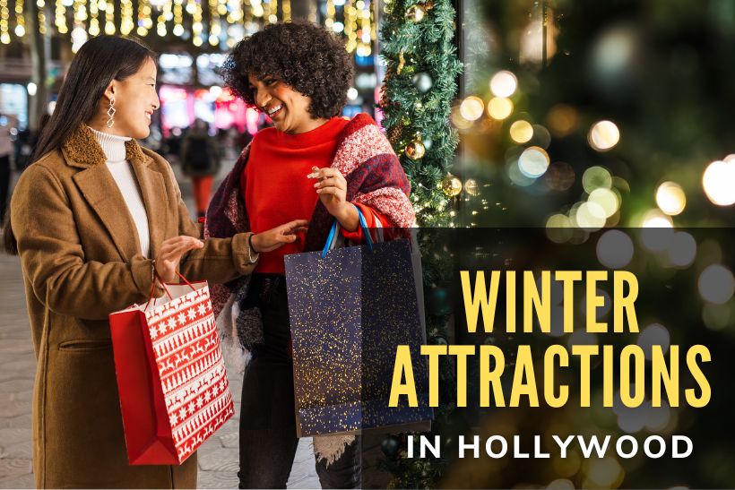 Magical Winter Attractions in Hollywood - Women shopping for holidays