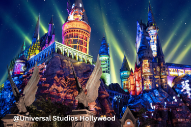 Universal Studios Hollywood - Hogwarts at Night