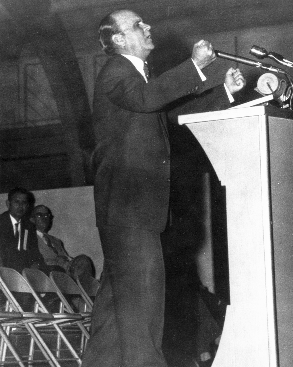 William Branham preaching during his ministry
