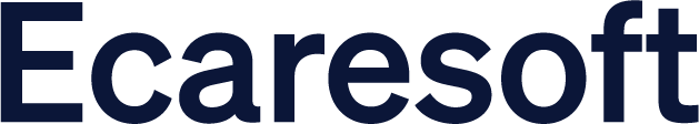 Ecaresoft blue logo word