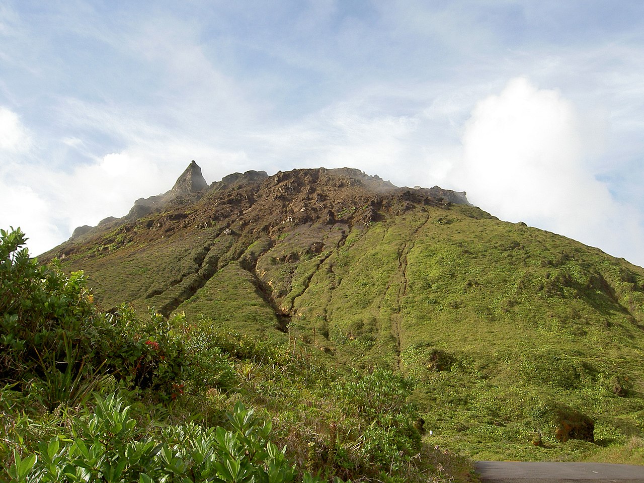 Sommet de la Soufrière 1467m - Guadeloupe © Ofol
