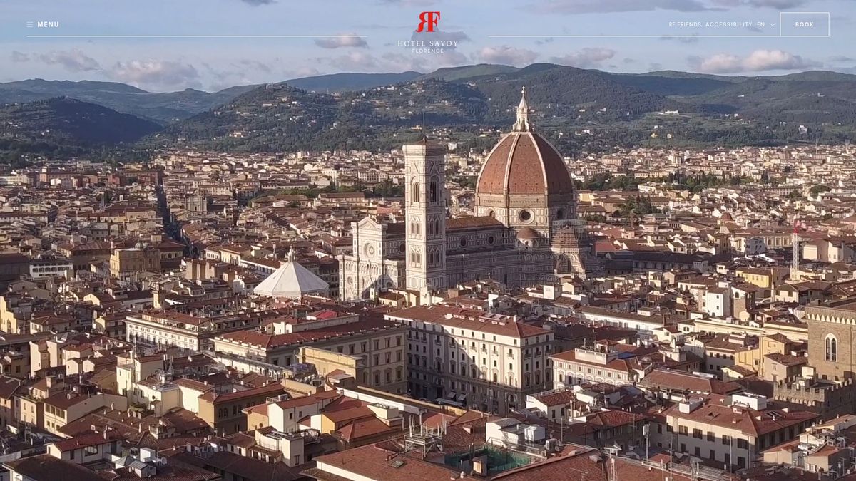 Screenshot of www.roccofortehotels.com