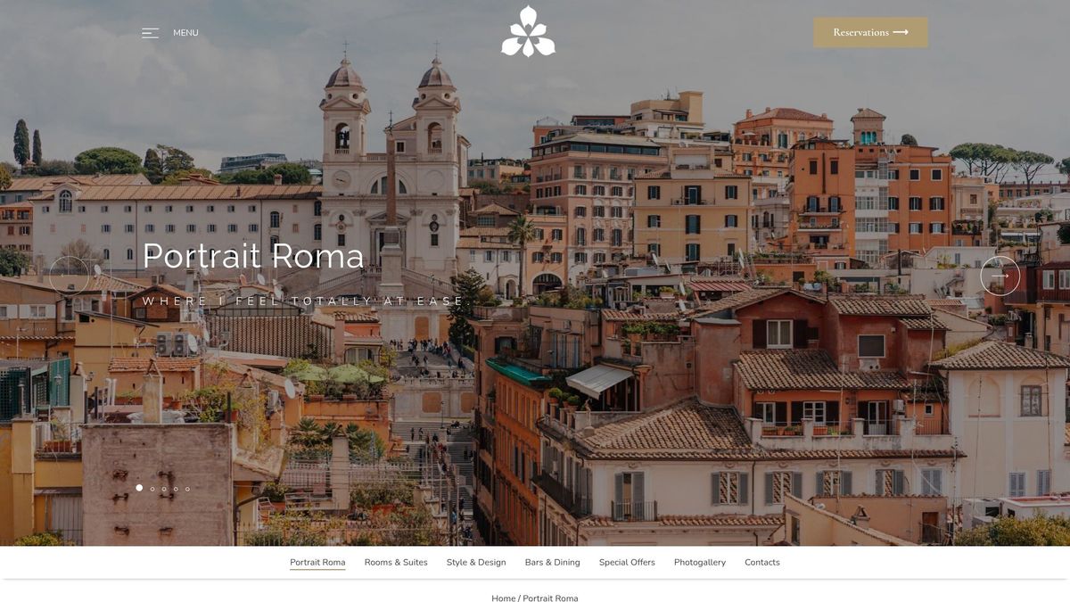 Screenshot of www.lungarnocollection.com