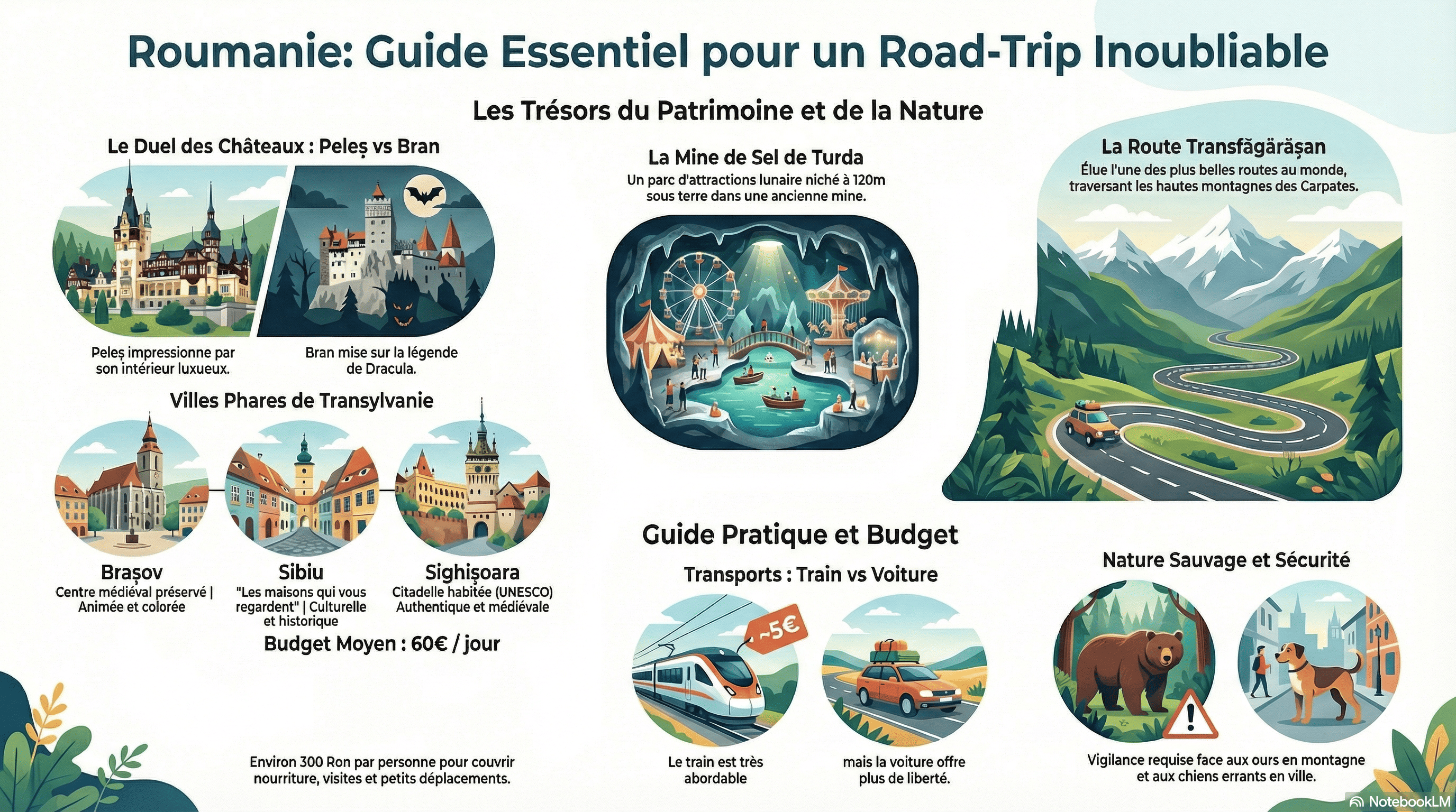 Road trip Roumanie, itinéraires, budget et conseils pratiques