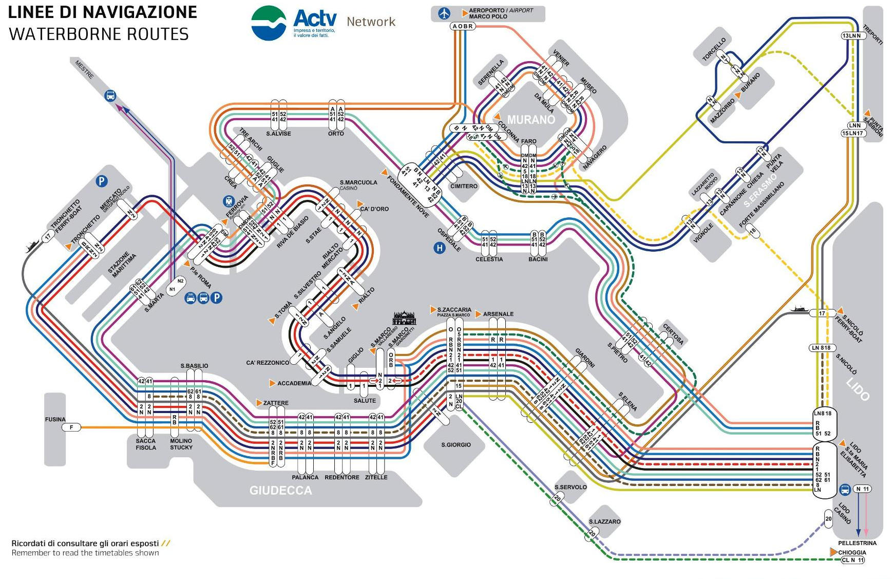 plan vaporetto venise