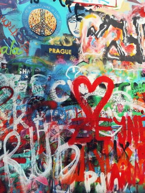mur lennon prague