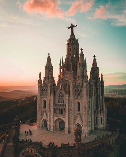 Cathédrale à Barcelone - Espagne