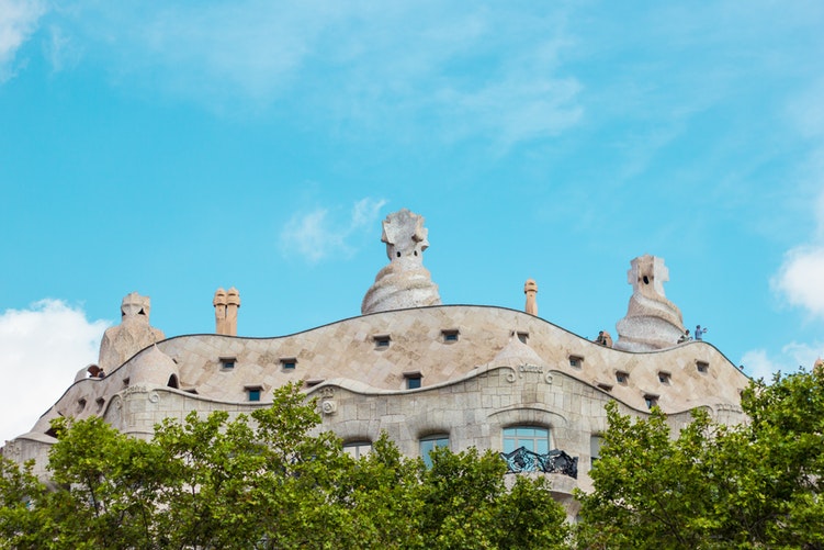 barcelone gaudi batiment