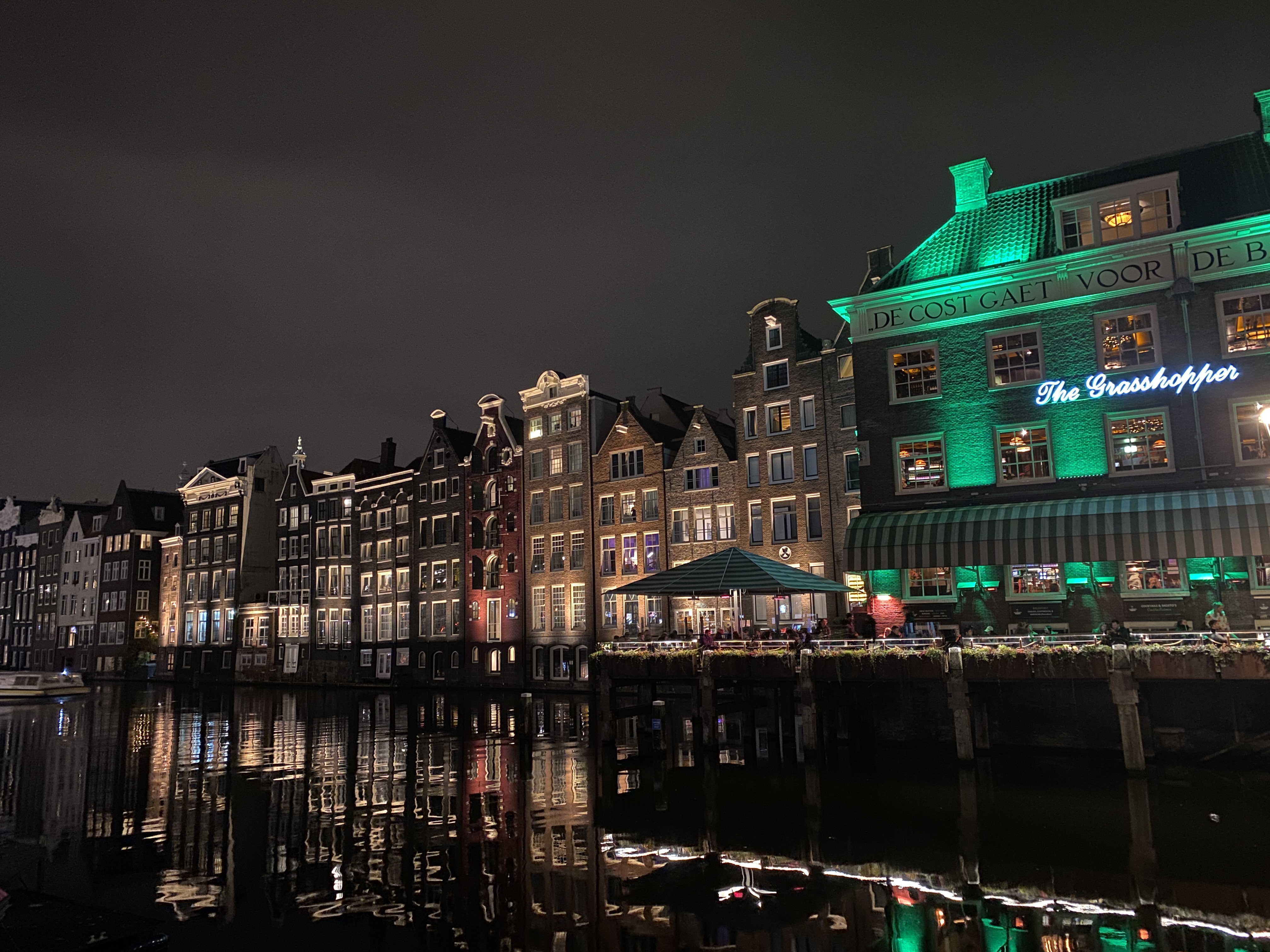 Canaux pittoresques d'Amsterdam avec ses façades colorées typiques des Pays-Bas, symbole de la vibrante atmosphère urbaine de la ville