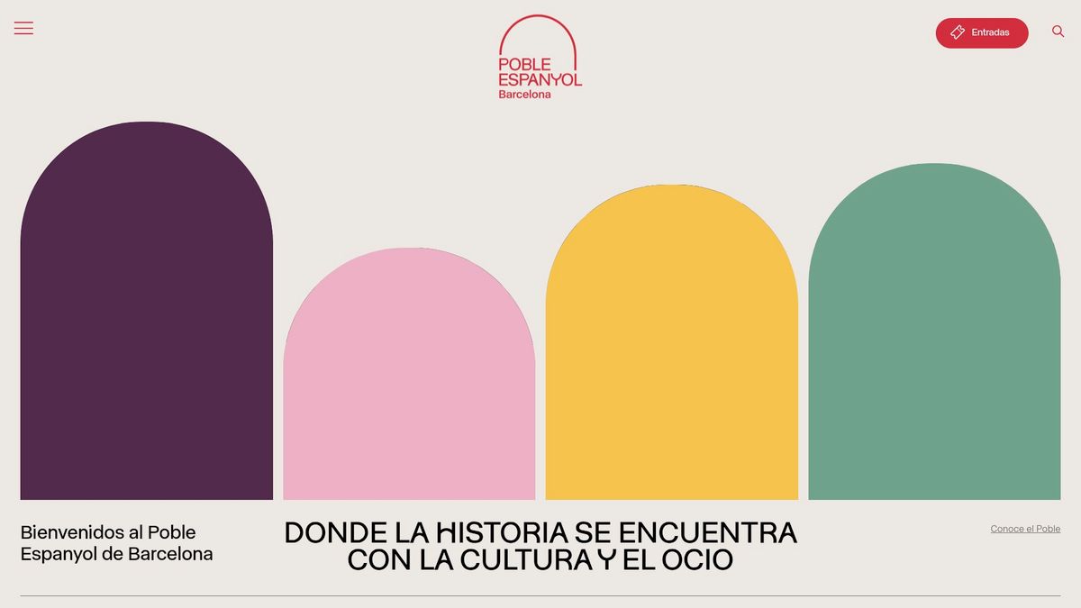 Screenshot of www.poble-espanyol.com