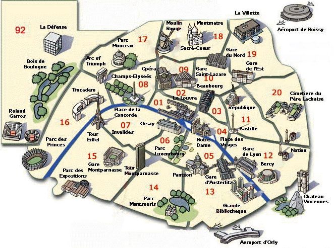 carte paris