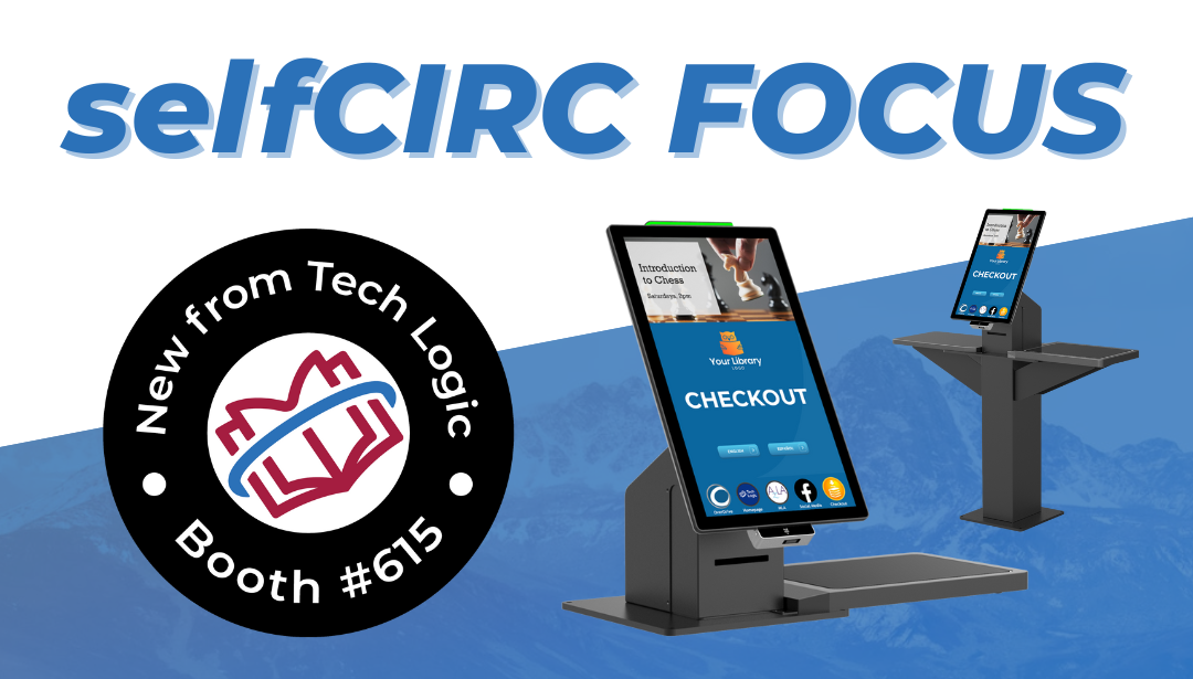 Tech Logic's new streamlined library self-checkout kiosk