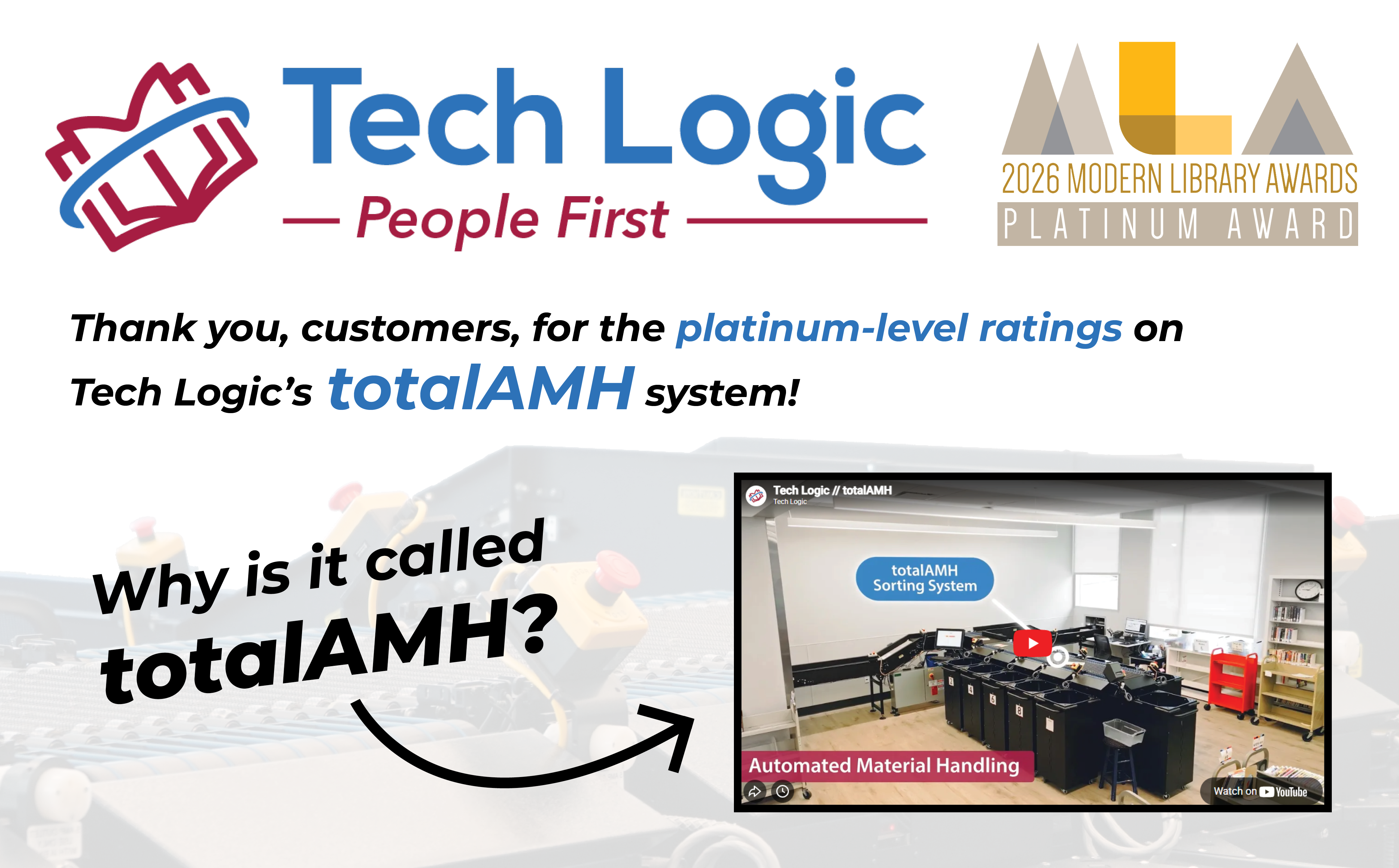 Thank you for the platinum-level ratings on our AMH system!