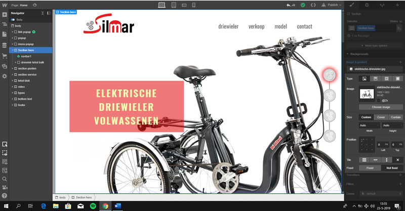 design venster webflow