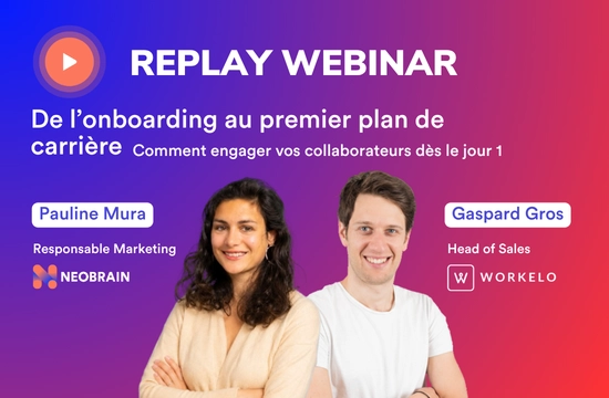 De l'onboarding au premier plan de carrière