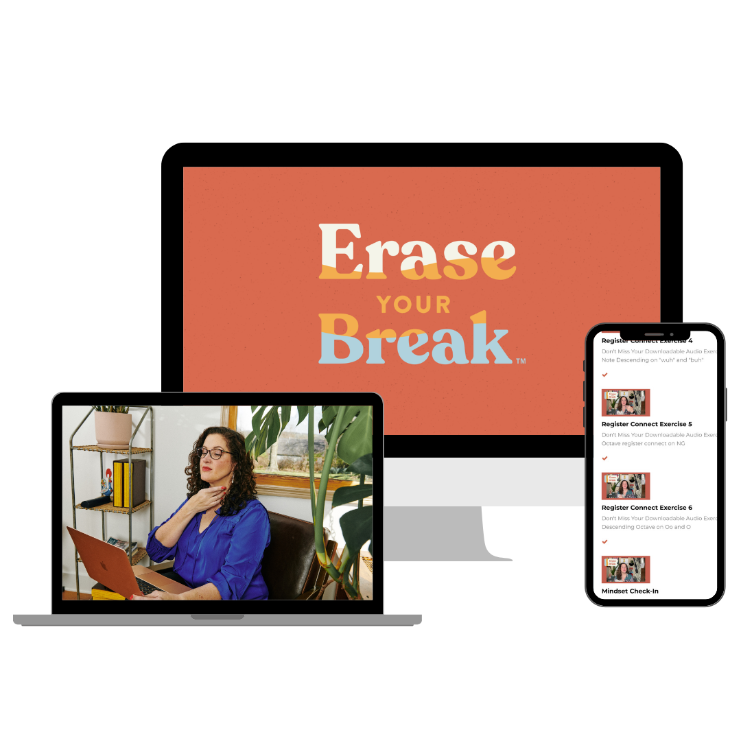 Erase Your Break vocal course title image.