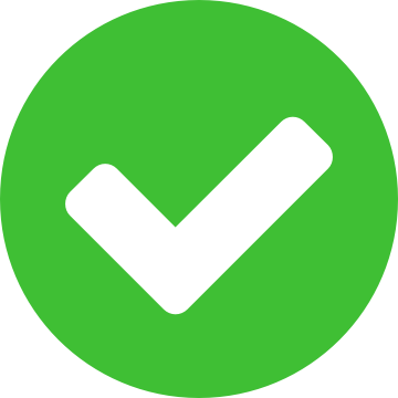 Icon of a green checkmark