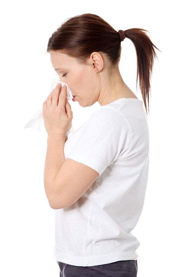 image of women with flu