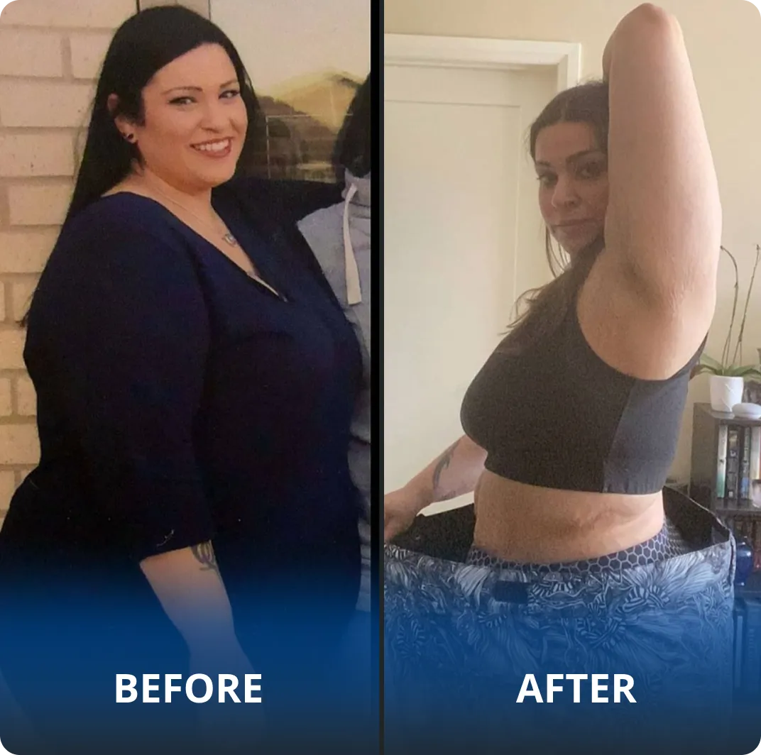 GFIT client Mahasin — before and after transformation