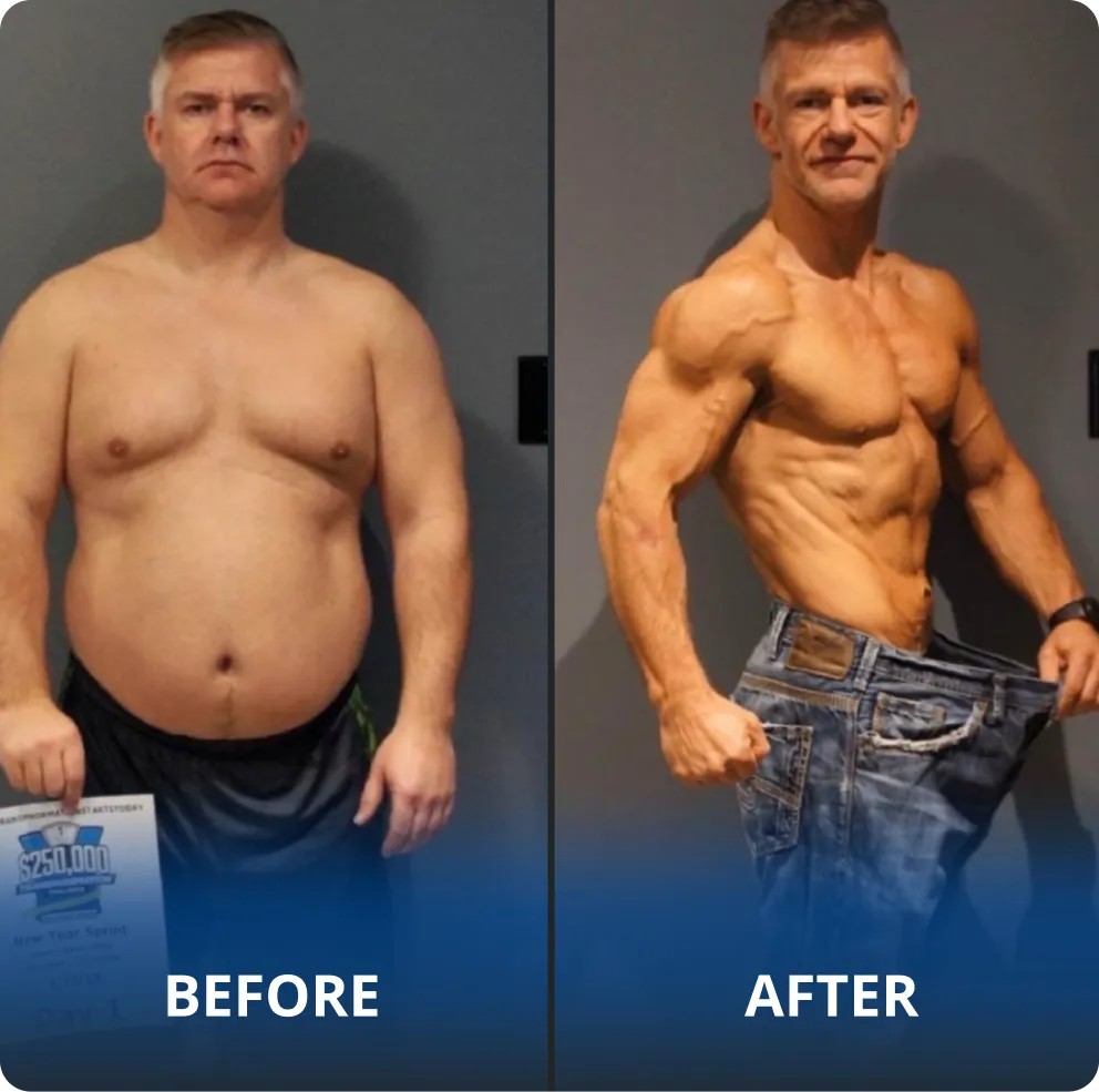 Kevin before-and-after transformation