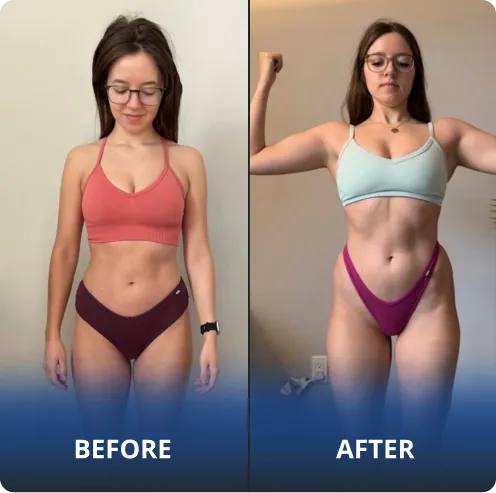 GFIT client Emina — before and after transformation