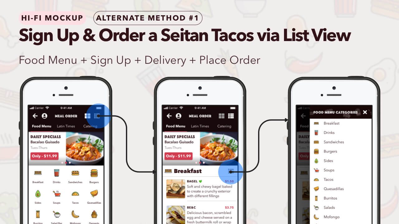 Latin Bites - Thumbnail Image #4 - Food Menu Order Flow-Sign up-Delivery-List View