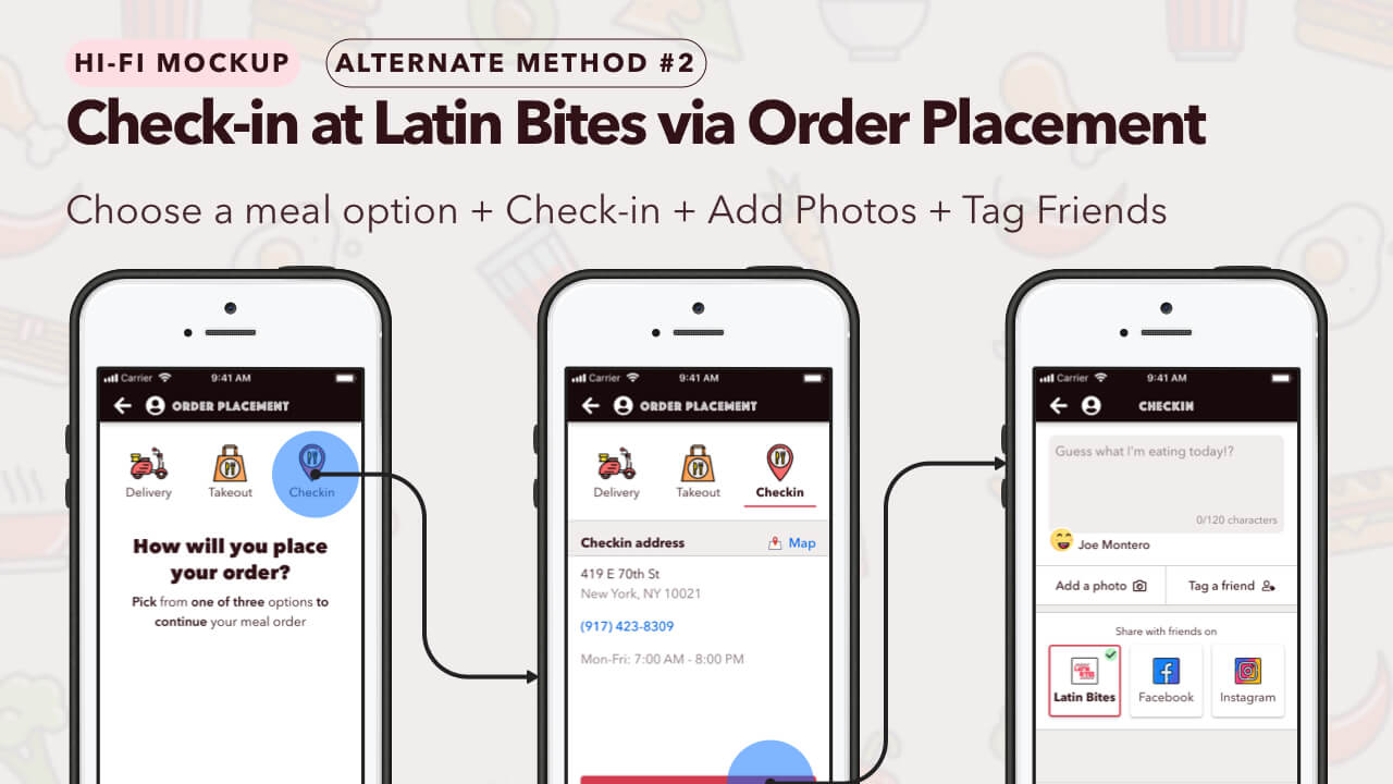 Latin Bites - Thumbnail Image #13 - Checkin Flow via Order Placement-Logged In