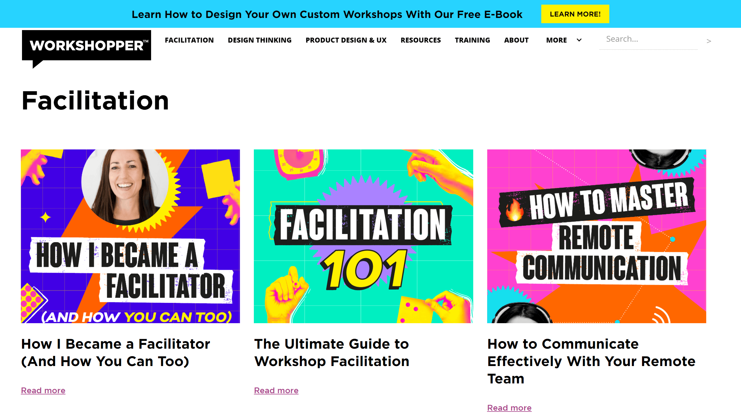 Facilitation blog articles that are full of tips and strategies