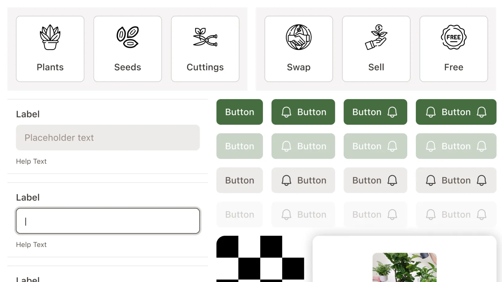Florecer design system components