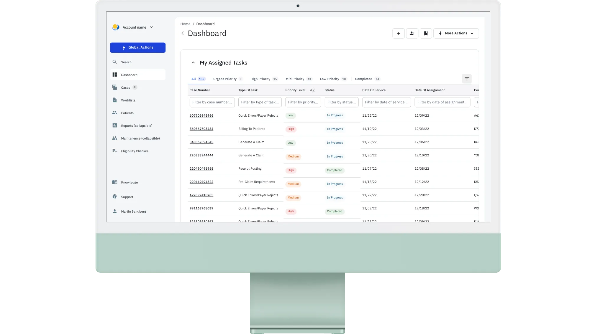 Screenshot of the Quadax desktop software, a complex payment remittance and medical billing platform