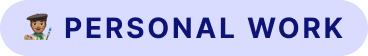 Chip component tag labeled “Personal Work” used to categorize case study projects.
