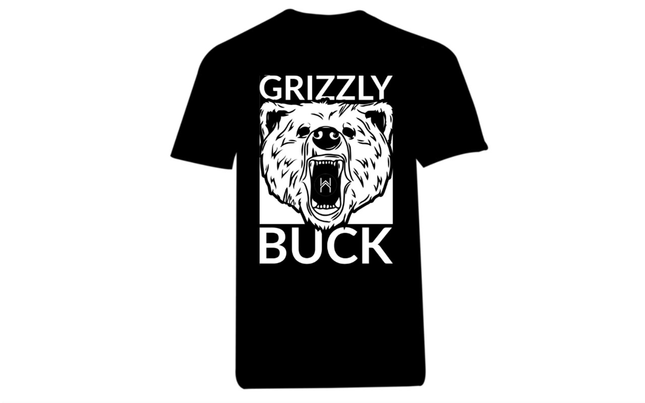 Grizzly Buck T-Shirt Design