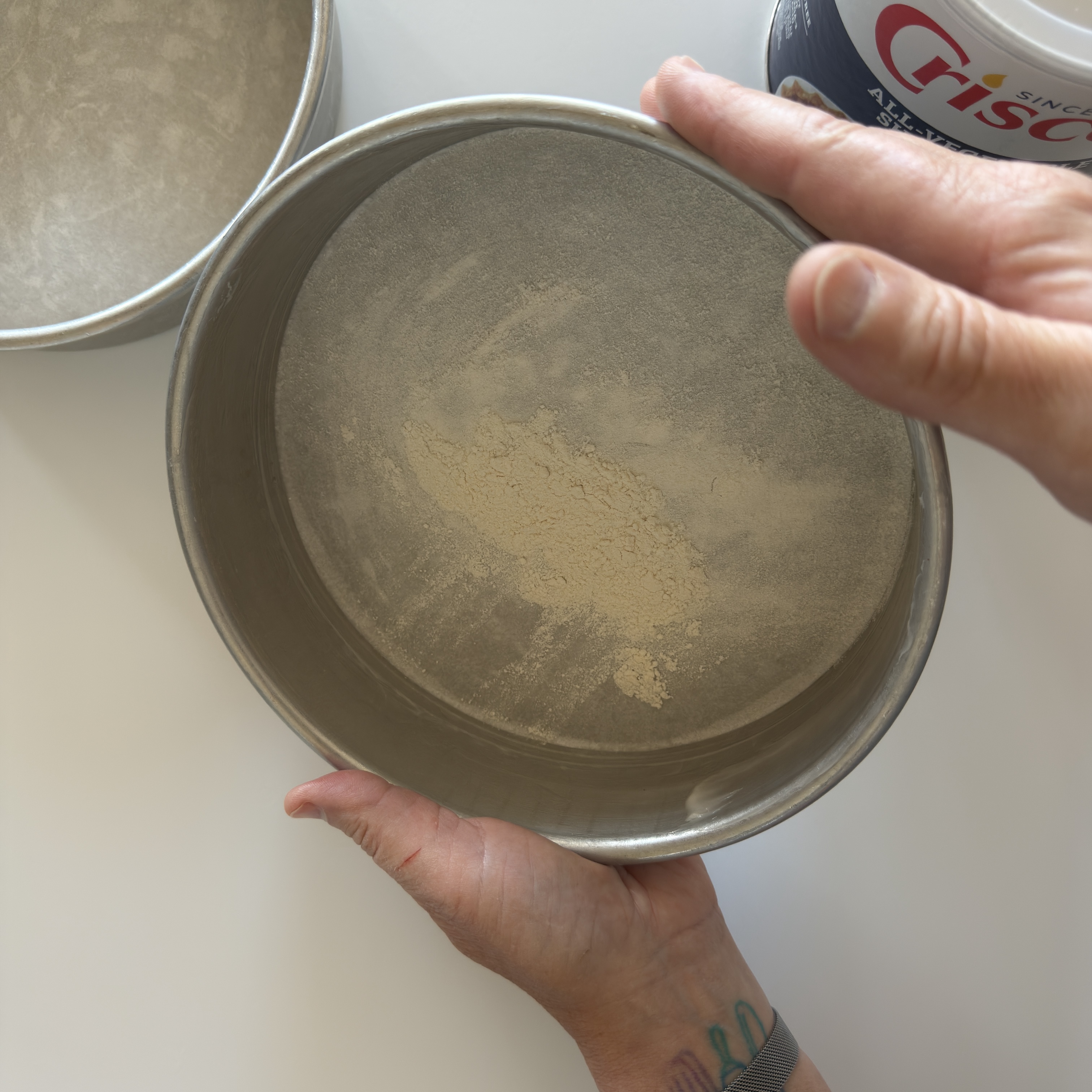 Grease and flour your cake pan to make sure your cake releases everytime.