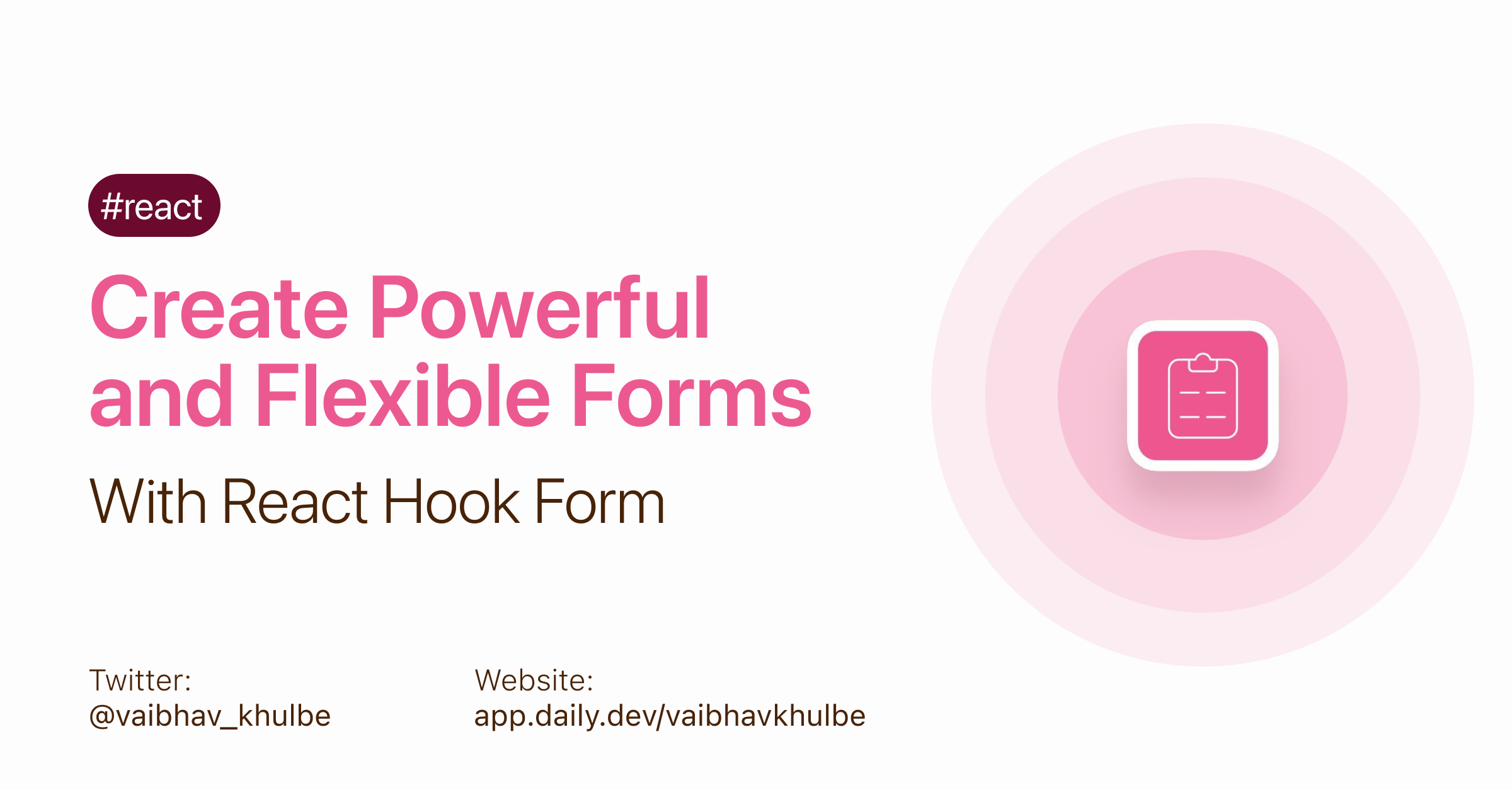 Create powerful and flexible forms with React Hook Form