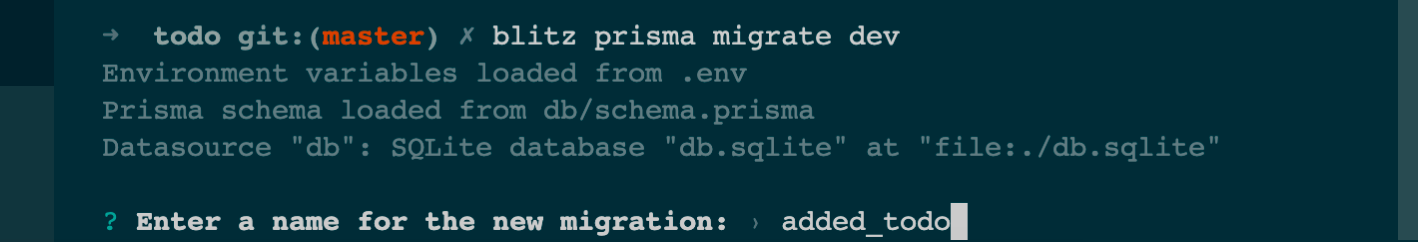 Run migrations