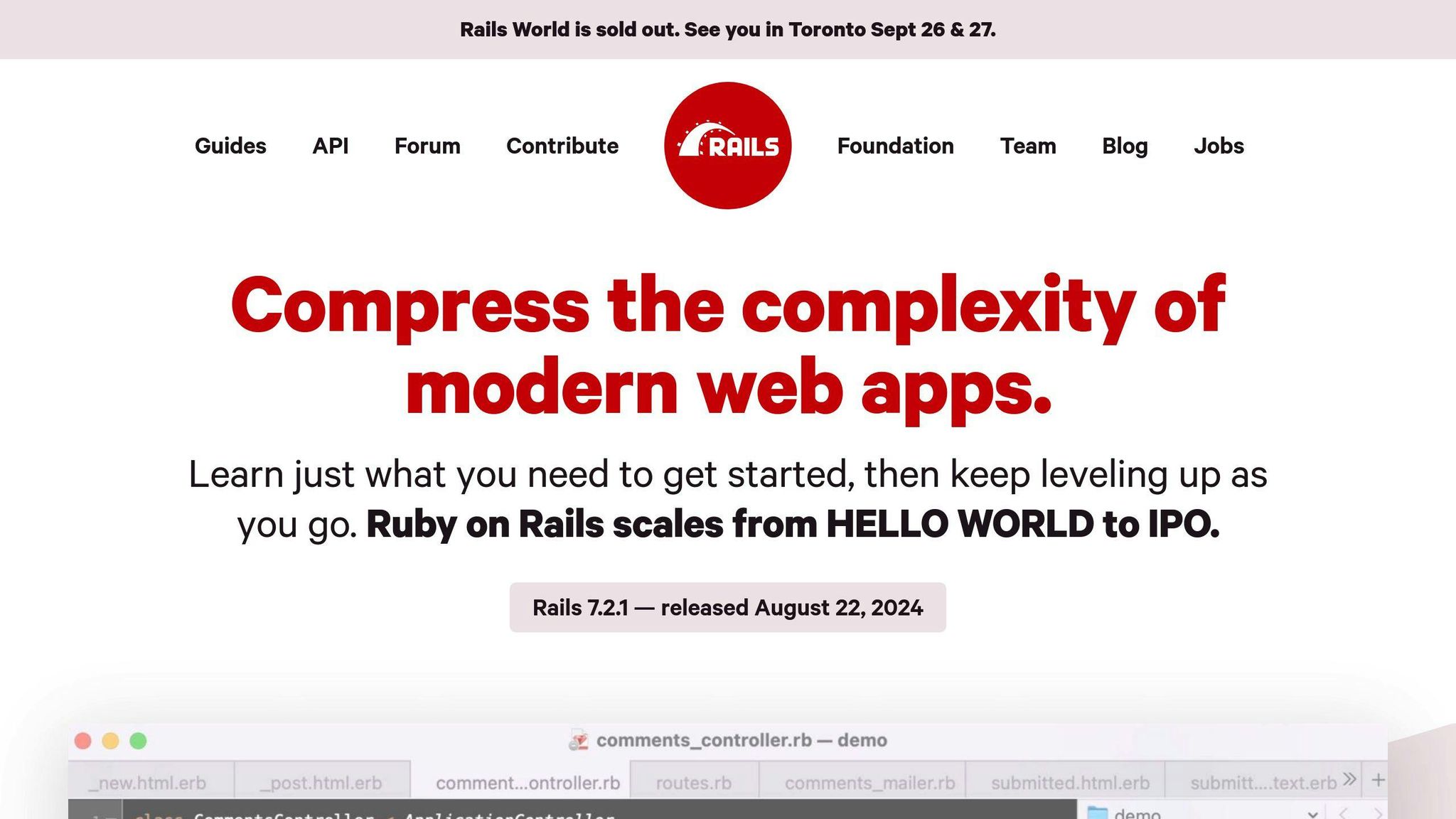Ruby on Rails
