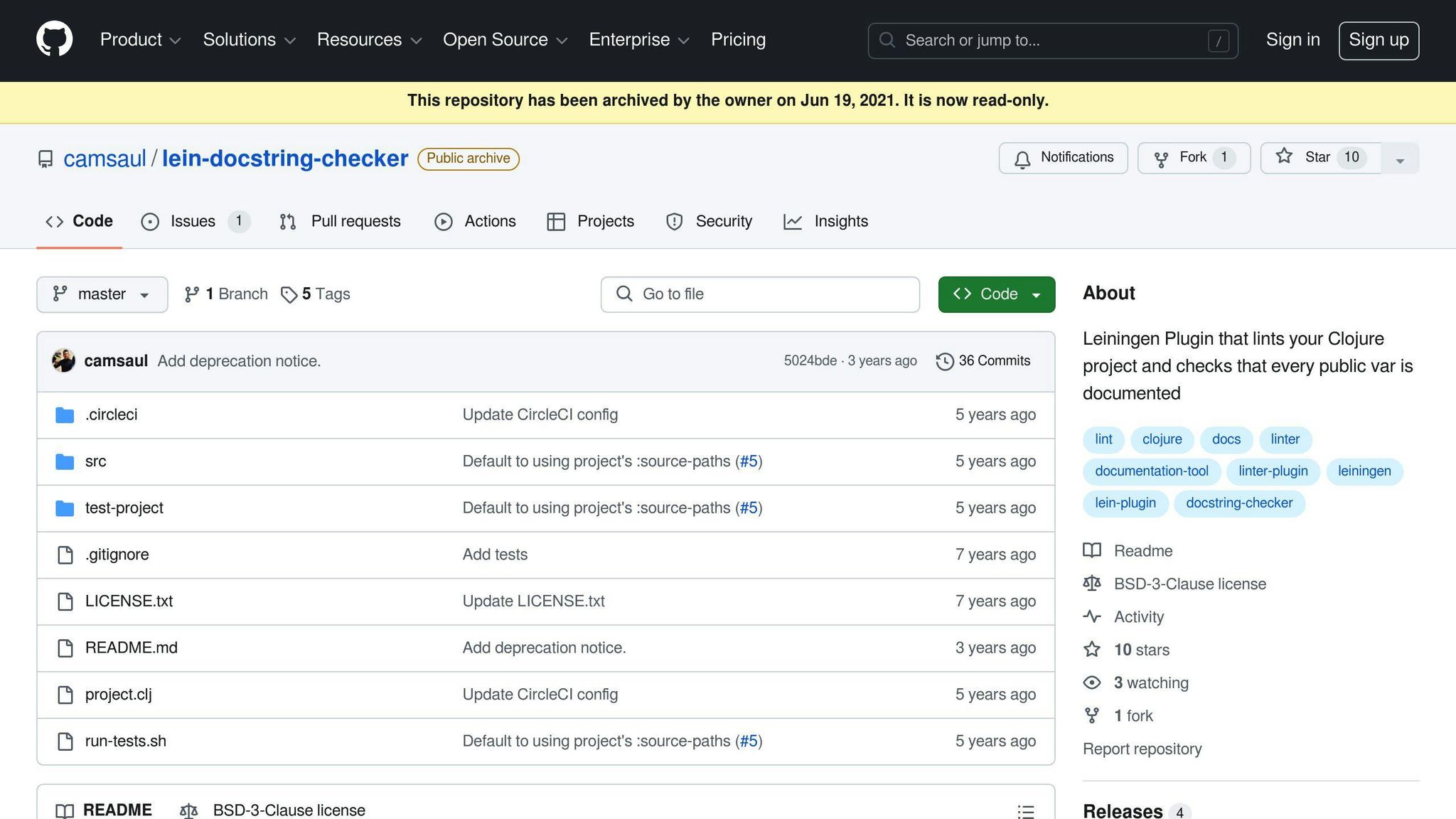 lein-docstring-checker