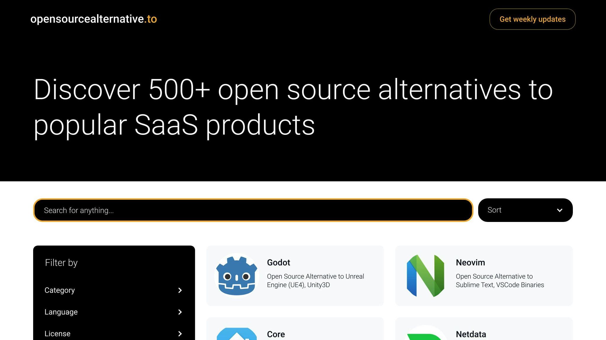 Open Source Software Alternatives