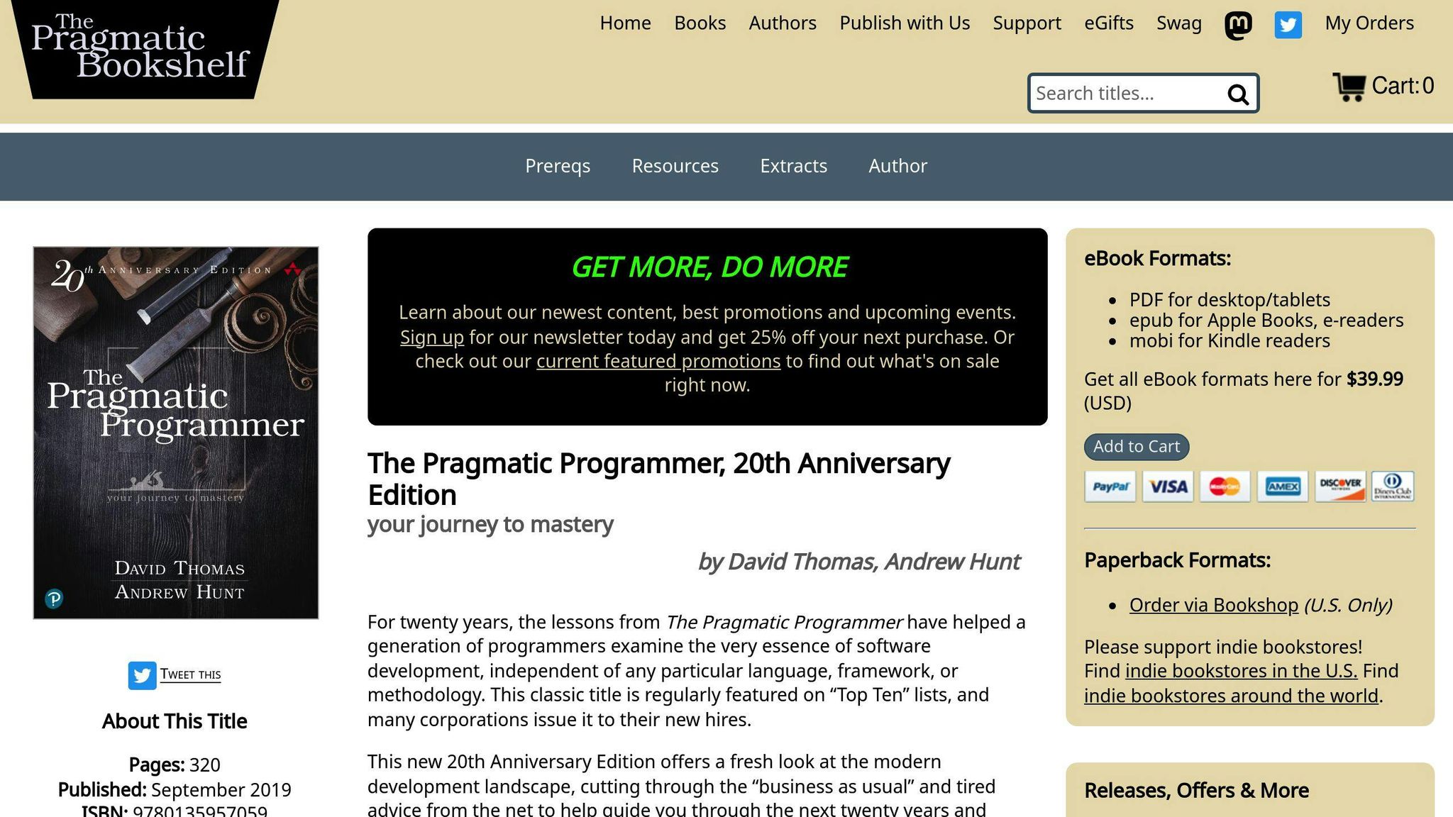 The Pragmatic Programmer